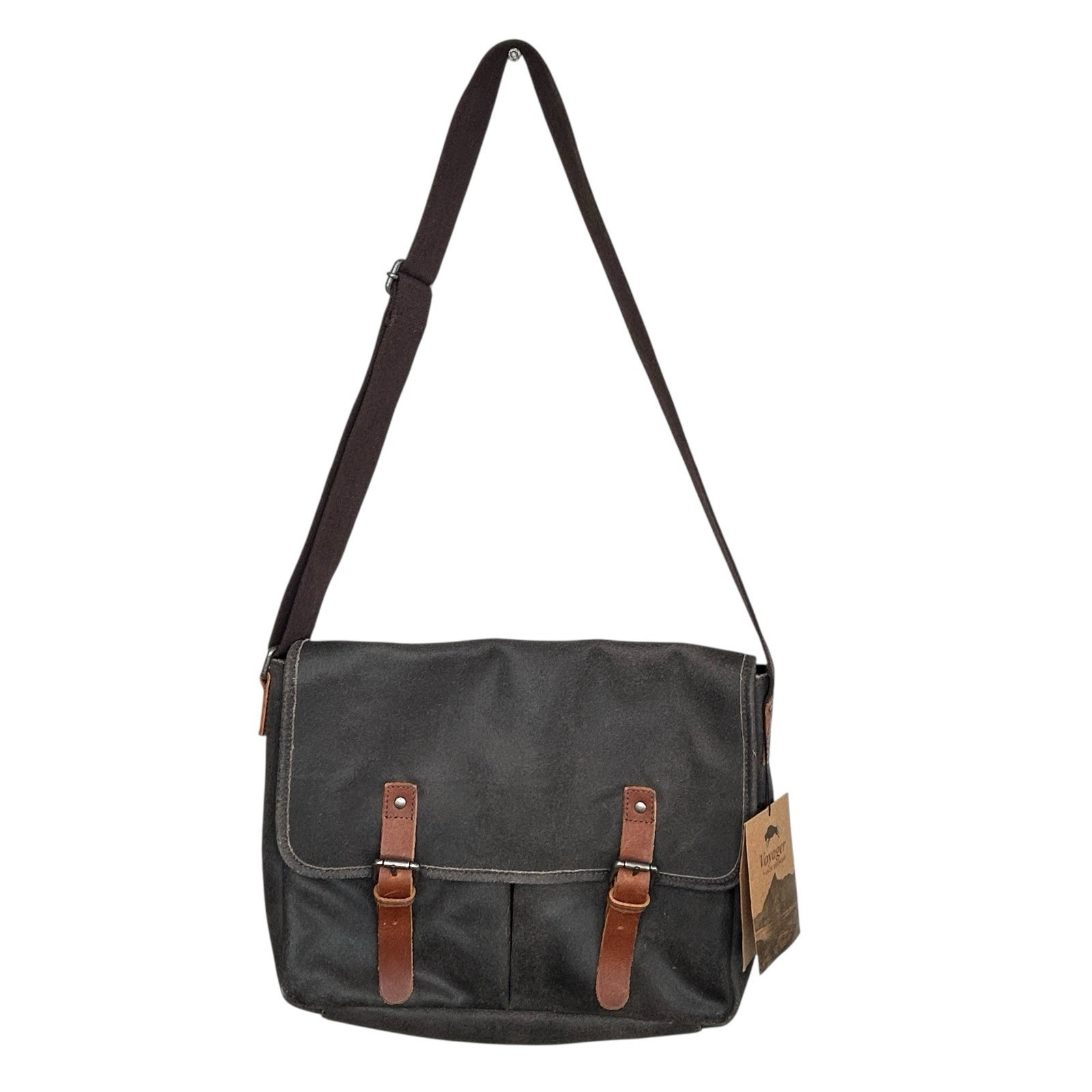 Jack Georges Voyager Dakota Messenger Bag Leather Office Commute Academia Nwt — image 3 of 8